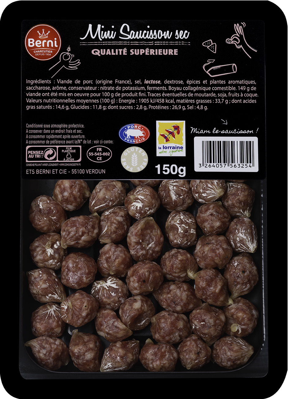 MINI-SAUCISSON-SEC-NATURE-150g