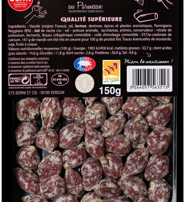 MINI-SAUCISSON-SEC-PARMESAN-150-G