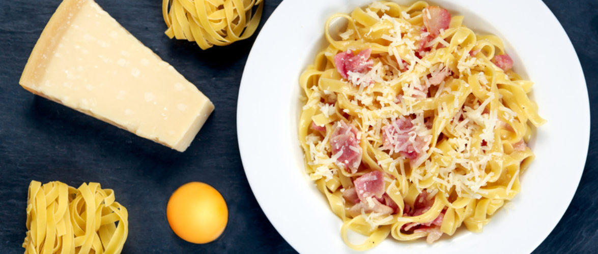 Tagliatelle carbonara