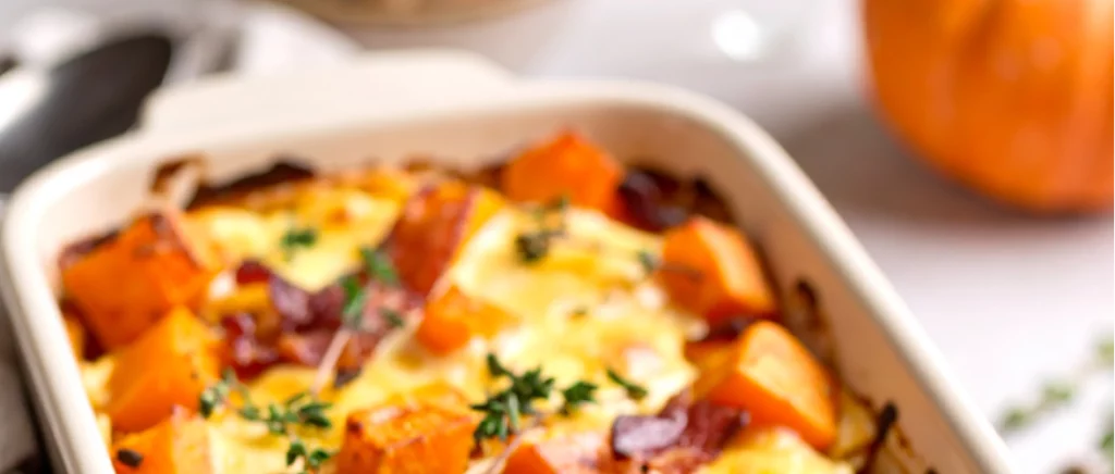 photo ia recette gratin de butternut et bacon Berni